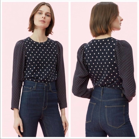 Rebecca Taylor Sweaters - Rebecca Taylor Sweater Wool Silk Polka Dot NWT
